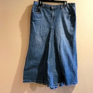 Maxi jean skirt,  Ana brand